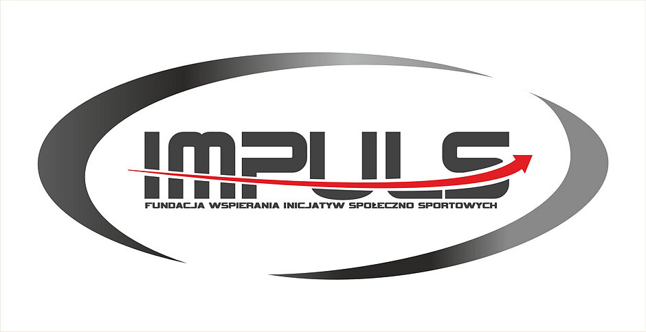 Logo Fundacji Wspierania Inicjatyw Społeczno-Sportowych IMPULS. Po wybraniu logo nastąpi przejście do strony internetowej Partnera zawierającej informacje o projekcie.