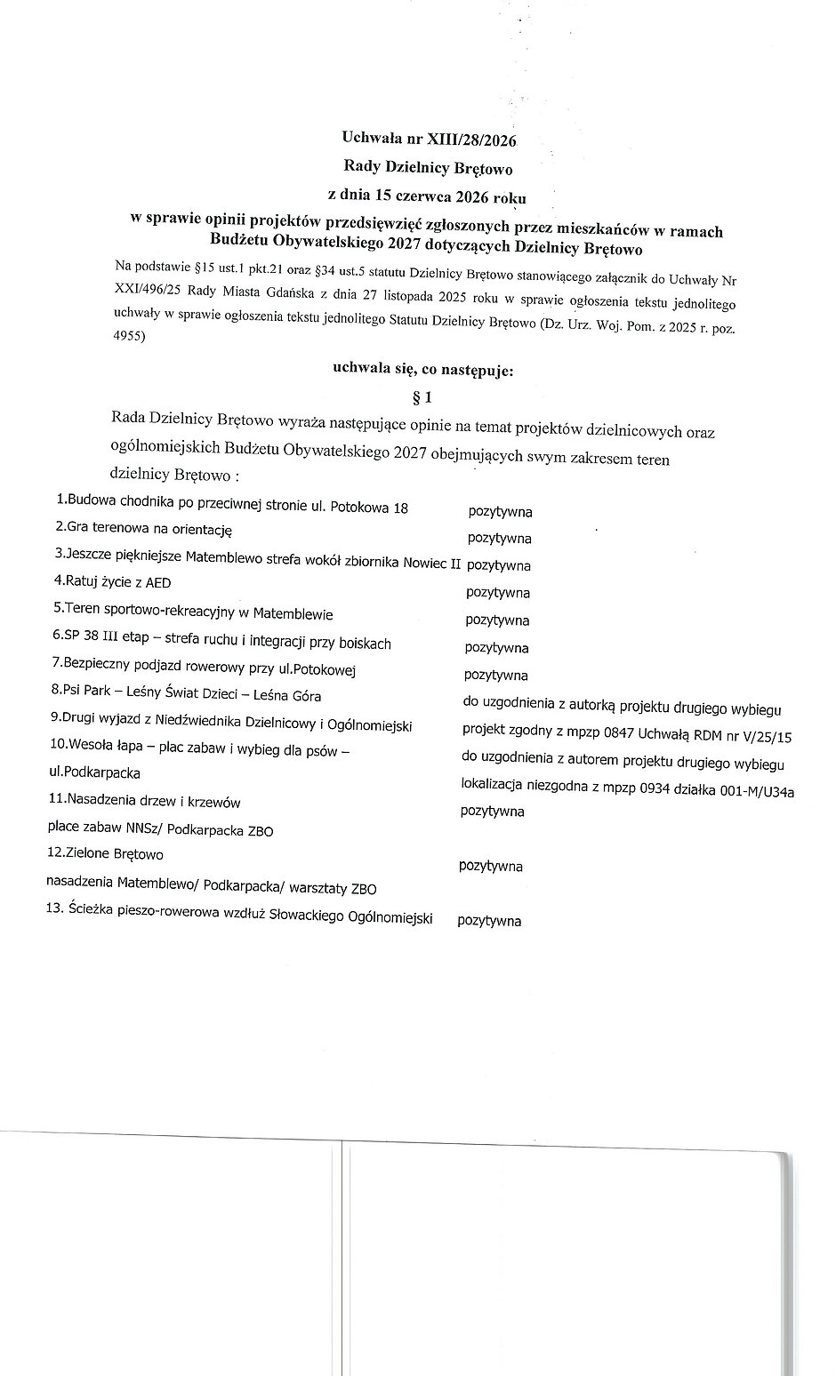 Uchwała XIII-28-26