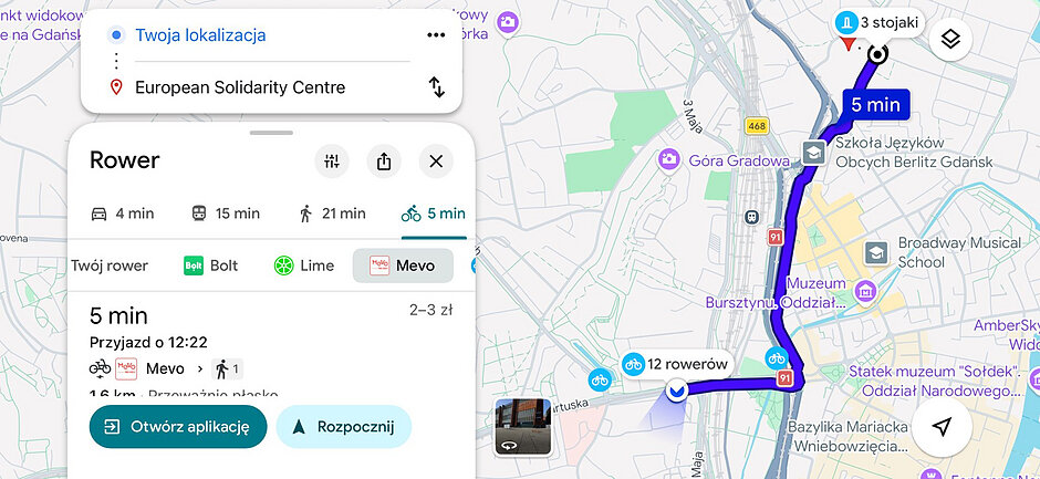 mevo_w_google_maps