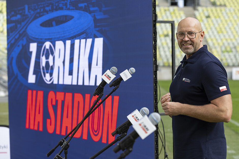 Z Orlika na Stadion – briefing z ministrem Jakubem Rutnickim