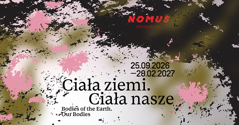 Grafika informująca o nowej wystawie w MNG 