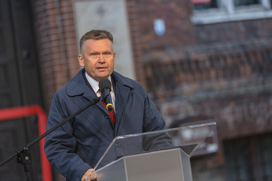 87. rocznica rozstrzelania Obrońców Poczty Polskiej w Gdańsku. Otwarcie nowej wystawy