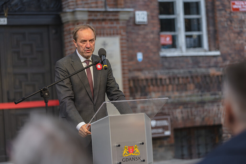 87. rocznica rozstrzelania Obrońców Poczty Polskiej w Gdańsku. Otwarcie nowej wystawy