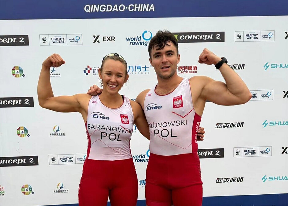 Na zdjęciu Dominika Baranowska i Adam Bujnowski