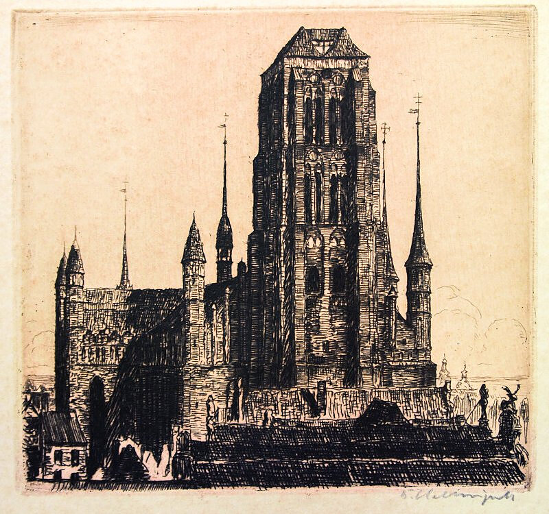 Hellingrath_Berthold_Franz_Bazylika_Mariacka,_około_1920