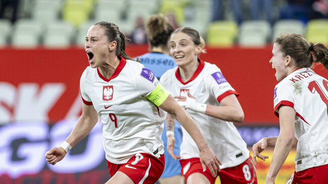 Mecz Polska-Holandia w piłce nożnej kobiet