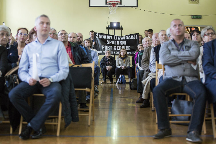 Na spotkanie z władzami Port Service i władzami miejskim przyszło we wrześniu ub.r. około 150 mieszkańców Nowego Portu.