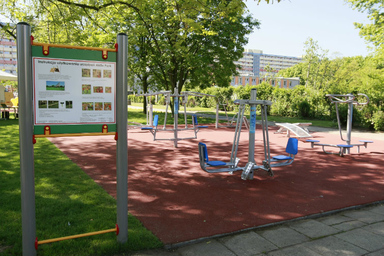 Przymorze Wielkie to potężne blokowisko, prawie 30 tys. mieszkańców i chęć do działania. Na zdjęciu: Aktiv Park, zrealizowany w ramach Budżetu Obywatelskiego.