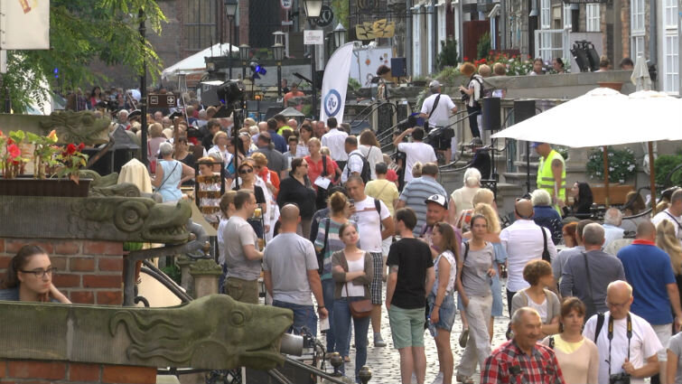Na ulicy Mariackiej w dniu jej święta momentami nie można się było przecisnąć