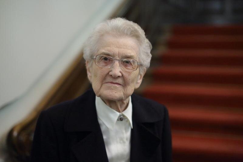 Helena Zawistowska świętowała 95 urodziny w Nadbałtyckim Centrum Kultury - Ratuszu Staromiejskim