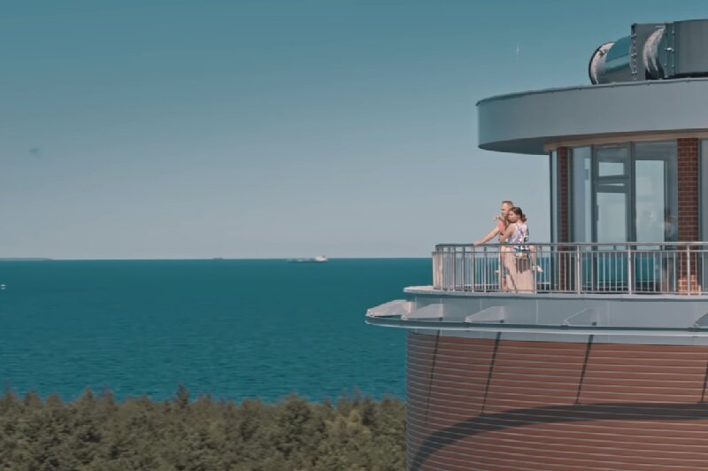 Kadr z filmu promującego walory Wyspy Sobieszewskiej