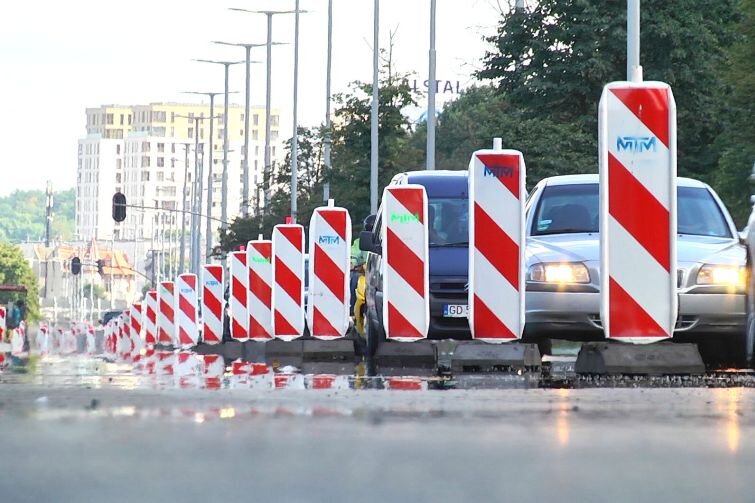 Remont al. Grunwaldzkiej w Gdańsku