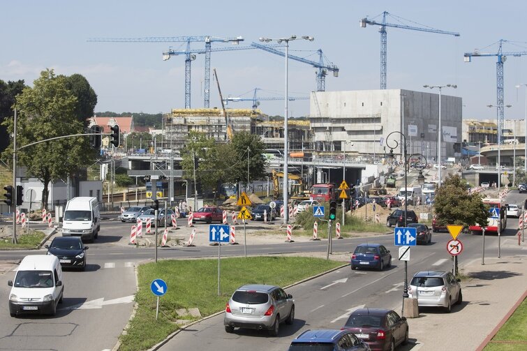 Czwartek, 10 sierpnia, skrzyżowanie ulic Toruńska, Okopowa i Trakt św. Wojciecha
