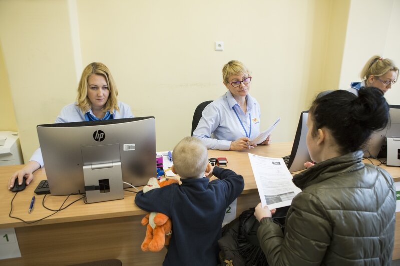 Najbardziej oblegany punkt składania wniosków o świadczenia rodzinne znajduje się przy ul. 3 Maja 9