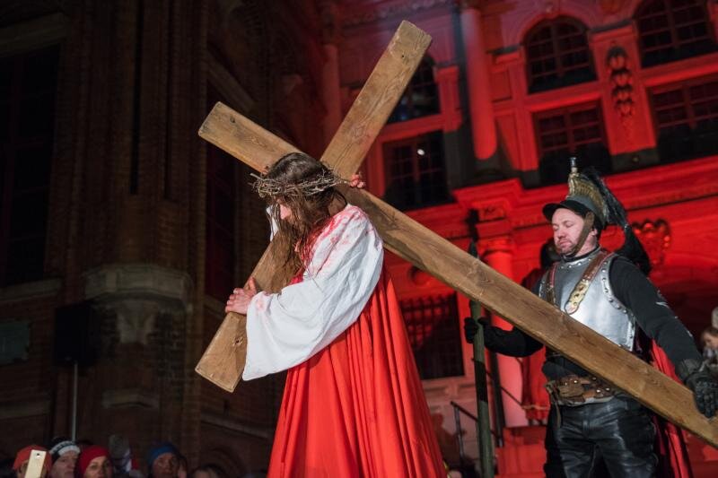 Sąd nad Jezusem. Wielkopiątkowa inscenizacja w Gdańsku