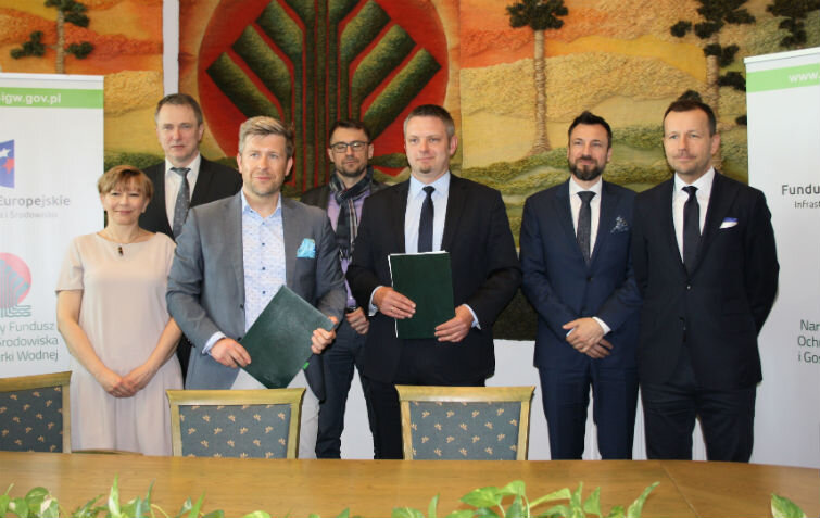 Podpisanie umowy na dofinansowanie budowy spalarni w Gdańsku odbyło się 25 kwietnia 2018 roku w Warszawie