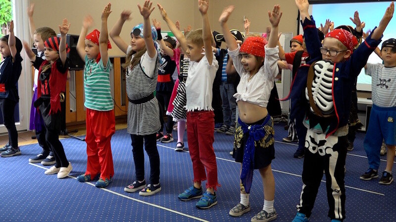 Piraci z przedszkola nr 71 dali wspaniale przygotowany występ