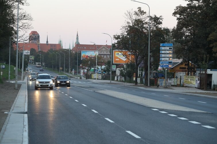 Na Traktcie św. Wojciecha zostaje wprowadzona organizacja ruchu w układzie 2+1