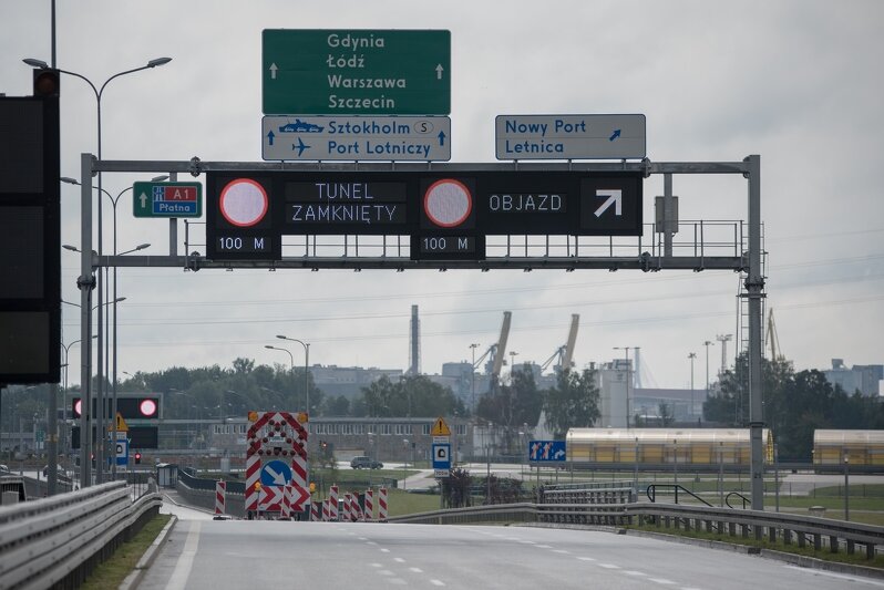 W Tunelu pod Martwą Wisłą będą prowadzone prace serwisowe i gwarancyjne. W związku z tym będzie częściowo zamykany 
