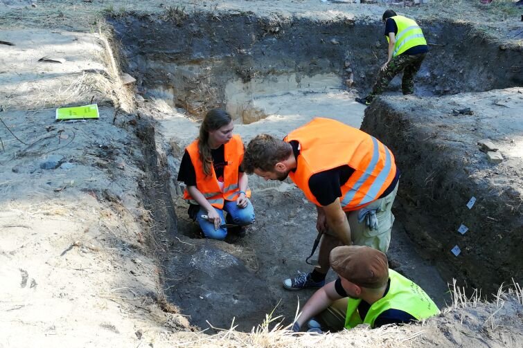Prace archeologiczne w pobliżu Twierdzy Wisłoujście