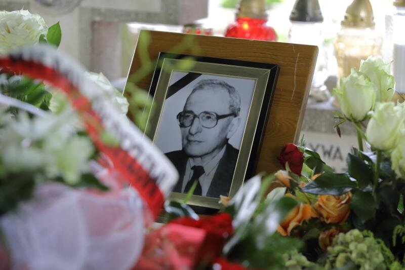 Pogrzeb Brunona Zwarry na gdańskim Cmentarzu Oliwskim 