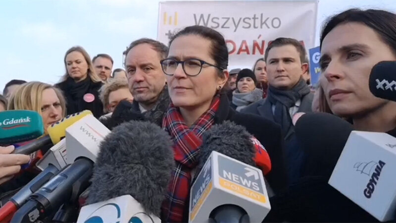 Aleksandra Dulkiewicz ogłasza, że będzie kandydować na prezydenta Gdańska w przedterminowych wyborach 3 marca