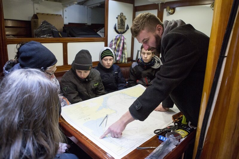 Zajęcia na Generale Zaruskim - flagowym żaglowcu Miasta Gdańska, są tradycyjnie jedną z największych atrakcji