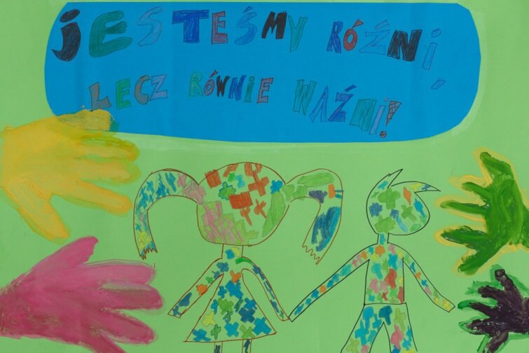 Jedna z prac nagrodzonych przez jury konkursu „Autyzm. Jestem bliżej”