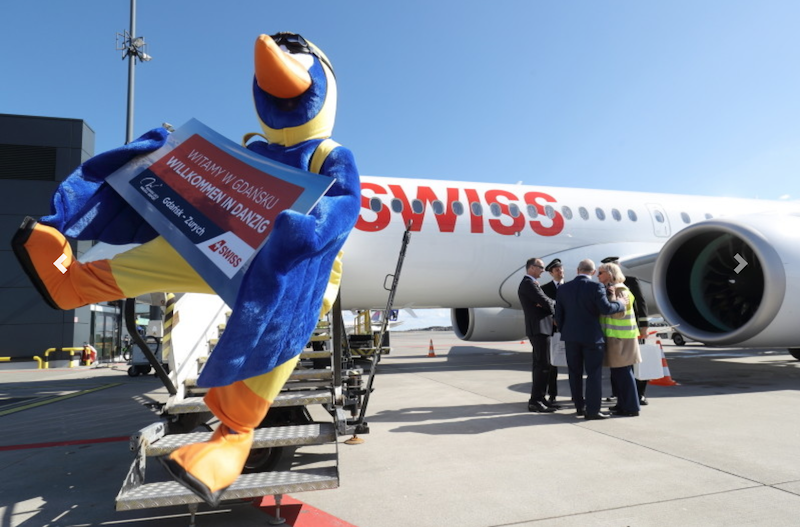 Gdańsk - Zurych to pierwsze bezpośrednie połączenie Pomorza ze Szwajcarią