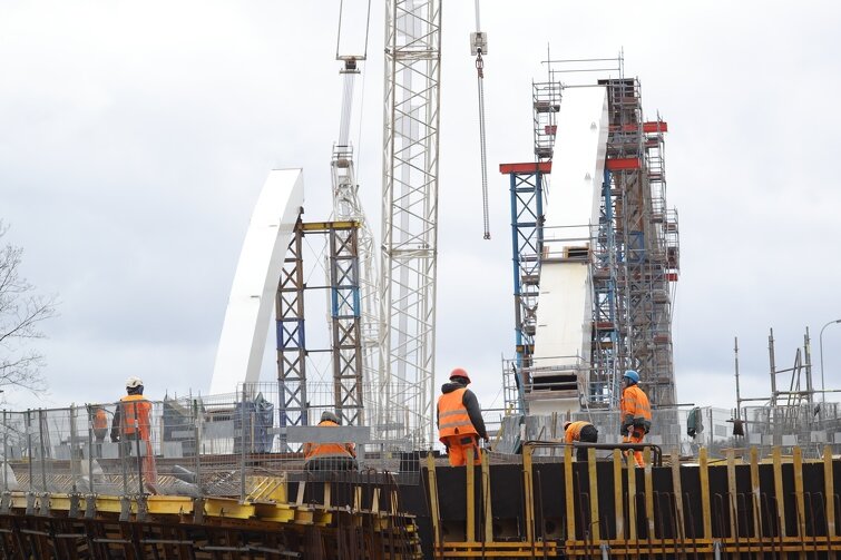 Budowa Wiaduktu Biskupia Górka