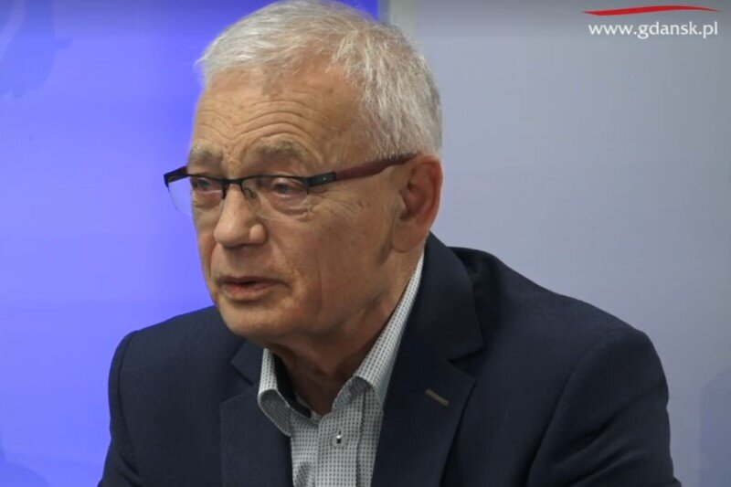 Dr Andrzej Drzycimski w naszym studio, podczas programu Wszystkie Strony Miasta