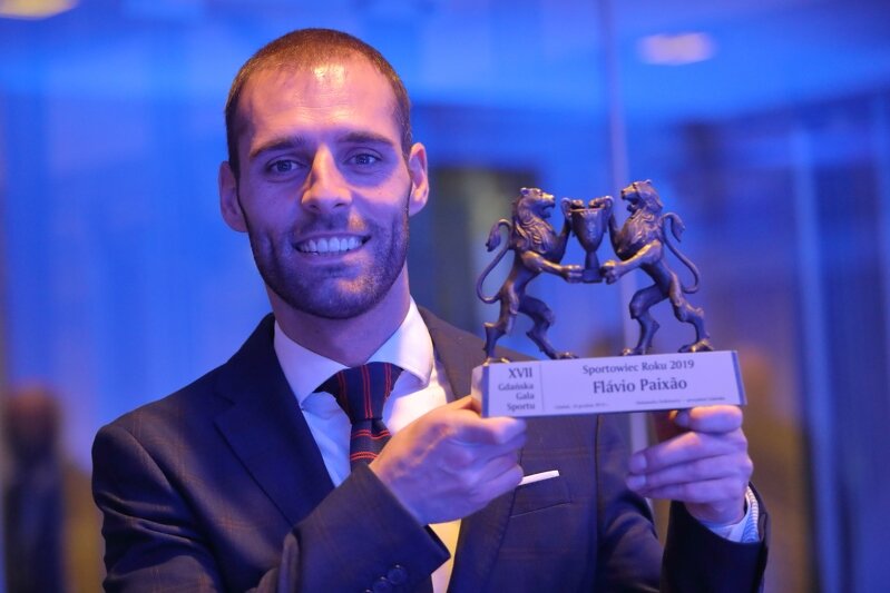 Piłkarz Flavio Paixao, napastnik Lechii, został gdańskim sportowcem roku 2019