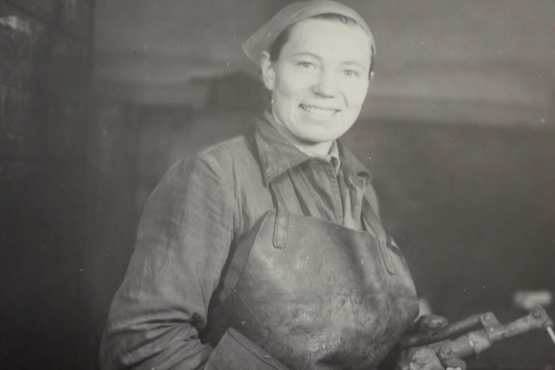 Anna Walentynowicz to postać ważna dla dziejów Solidarności i przy tym bardzo złożona. Nz. jako przodownica pracy socjalistycznej