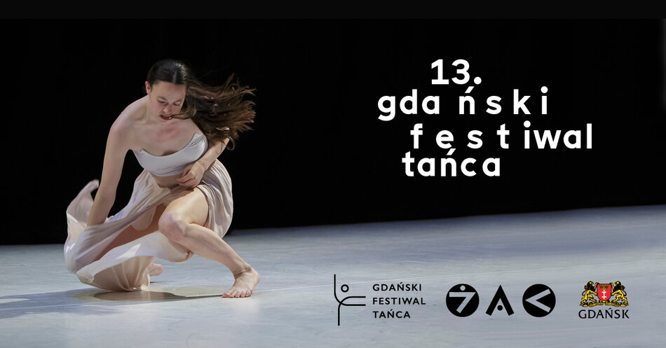 Grafika promująca Festiwal Tańca w Klubie Żak. 