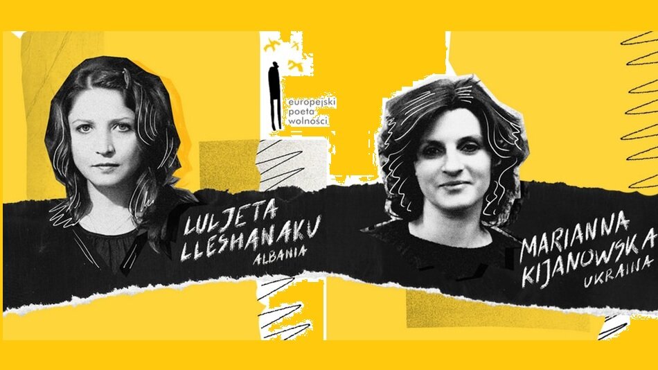 Grafika z twarzami dwóch kobiet