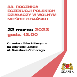 83. rocznica egzekucji polskich działaczy w Wolnym Mieście Gdańsku
