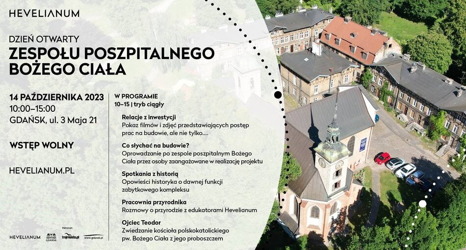 Program dnia otwartego zespołu poszpitalnego Bożego Ciała, mat Hevelianum