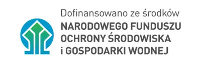 Baner przedstawia logo i informuje, że projekt został dofinansowany ze środków Narodowego Funduszu Ochrony Środowiska i Gospodarki Wodnej