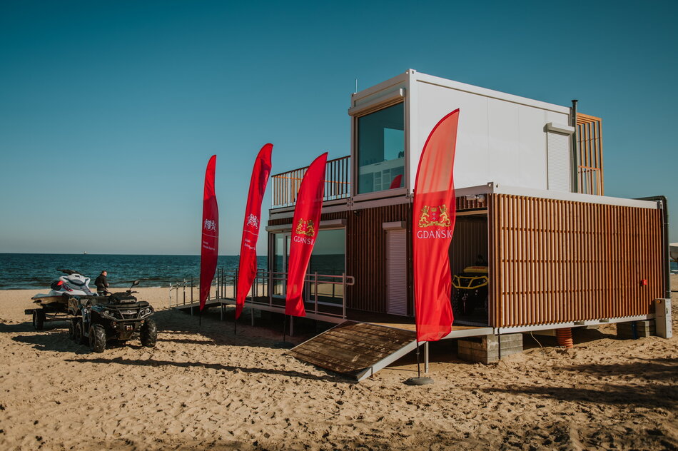 Nowa siedziba ratowników morskich w Jelitkowie, fot. Piotr Połoczański
