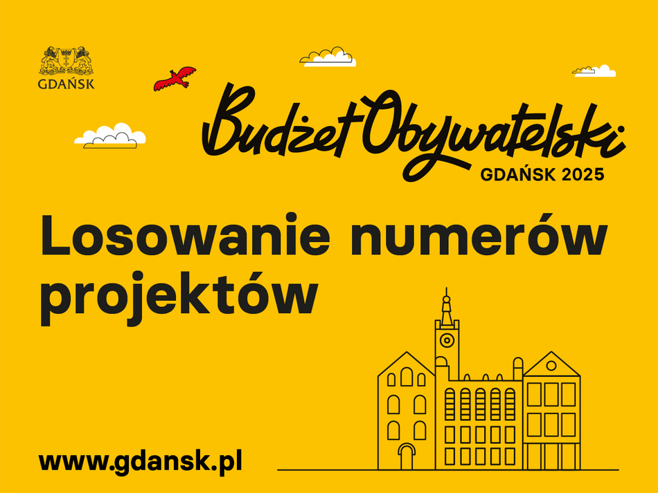 Budżet Obywatelski`25. Losowanie numerów projektów na listach do głosowania 