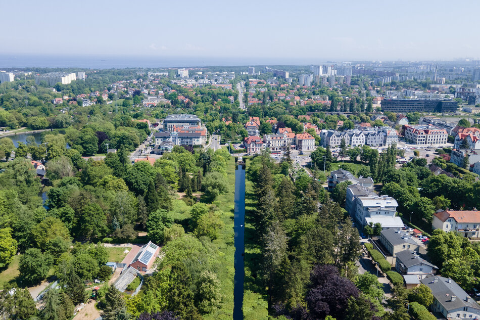 Widok na dzielnicę Oliwa