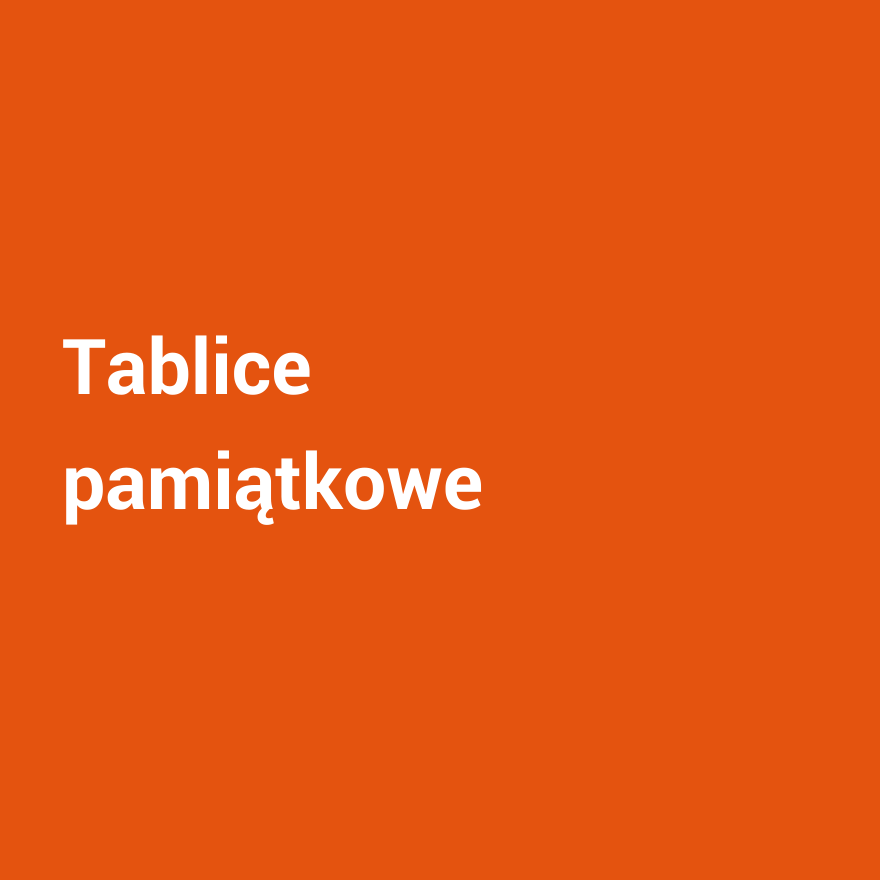 Tablice pamiątkowe