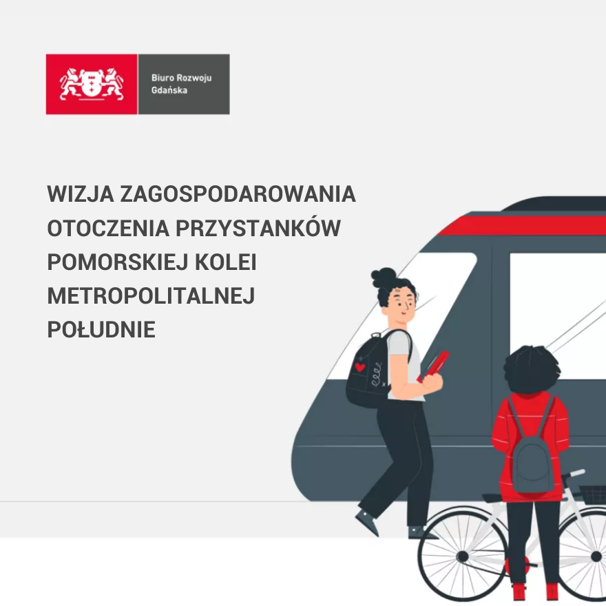 Wizja zagospodarowania otoczenia przystanków Pomorskiej Kolei Metropolitalnej Południe 