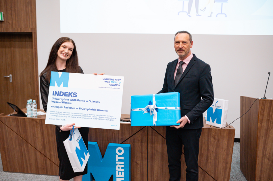Laureatka II Olimpiady Biznesu
