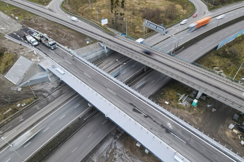 Zdjęcie układu drogowego