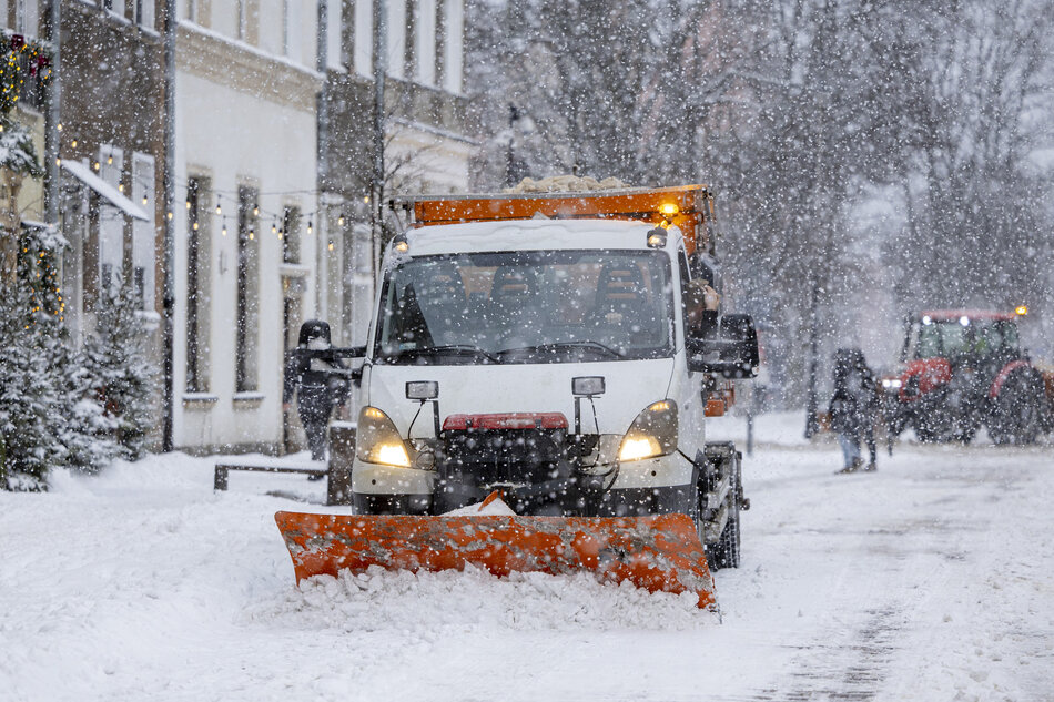 Odśnieżanie Głównego Miasta