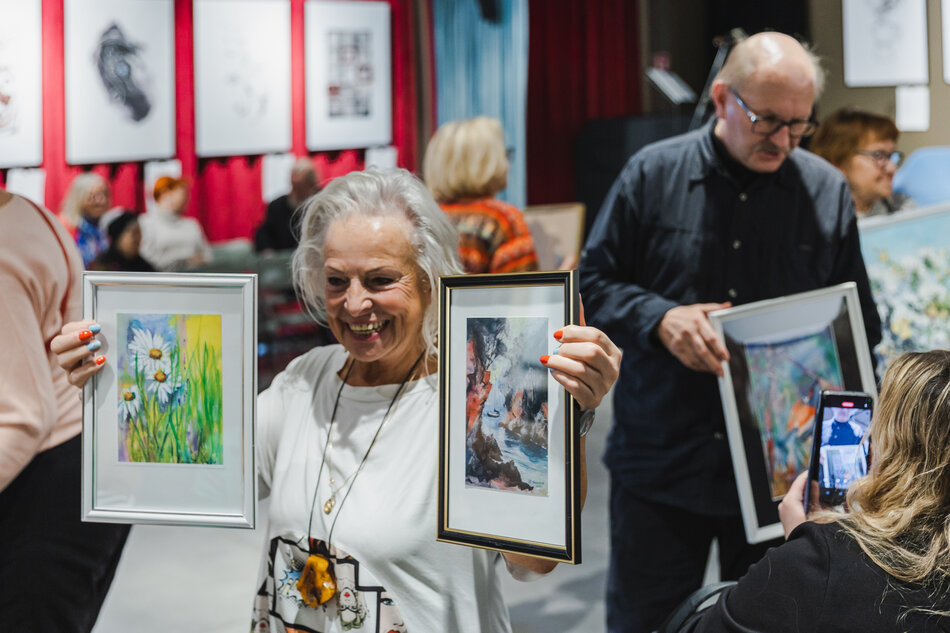 Wernisaż wystawy malarstwa seniorów