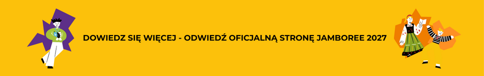 Baner odsyłający na oficjalną stronę Jamboree 2027