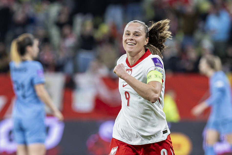 Mecz Polska-Holandia w piłce nożnej kobiet