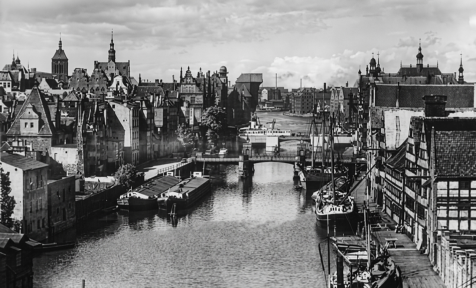 Port na Motławie, ok. 1920